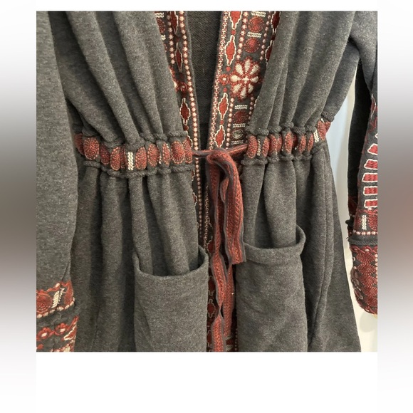 Johnny Was Large embroidered cotton robe jacket - Picture 5 of 7